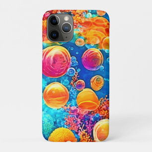 Funda Para iPhone 11 Pro Burbujas de arrecife de coral coloridas