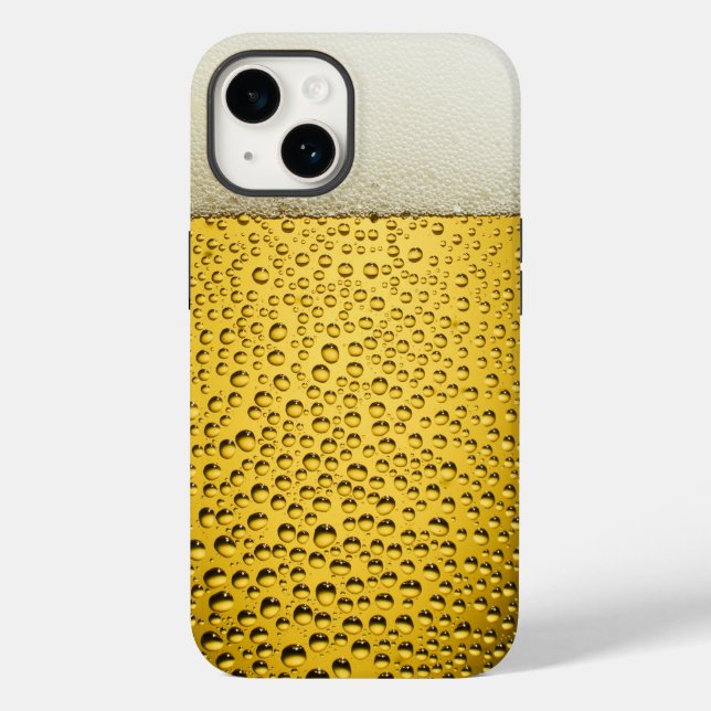 Funda De Case-Mate Para iPhone Burbujas de cerveza 1 (Reverso )