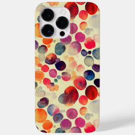 Funda Para iPhone 14 Pro Max De Case-Mate Burbujas de tinta abstracta colorida puntos