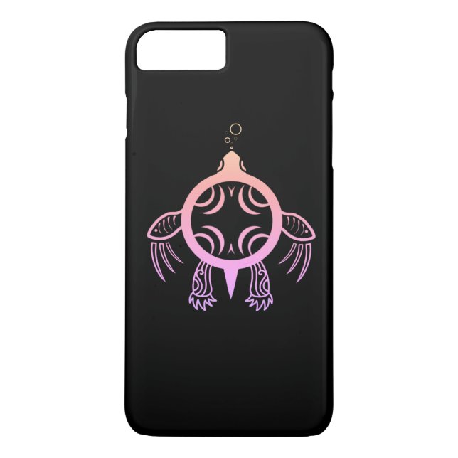 Funda De Case-Mate Para iPhone Burbujas de tortugas marinas (Reverso)