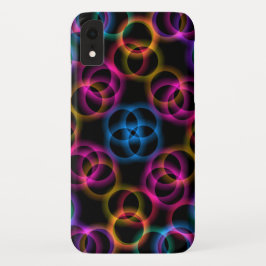 Funda Para iPhone XR Burbujas del arco iris