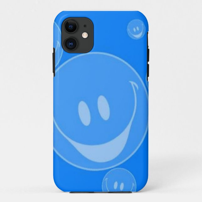 Funda De Case-Mate Para iPhone Burbujas sonrientes (Reverso)