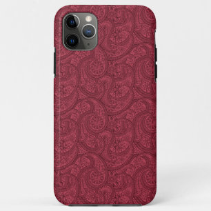 Funda Para iPhone 11 Pro Max Burgundy Paisley