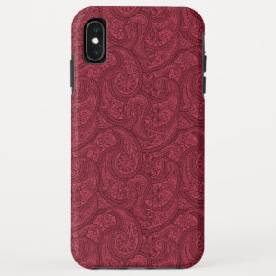 Funda Para iPhone XS Max Burgundy Paisley