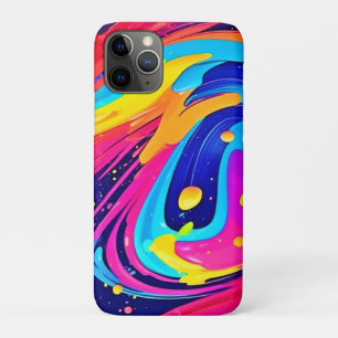 Funda Para iPhone 11 Pro Burla de color de flujo vibrante