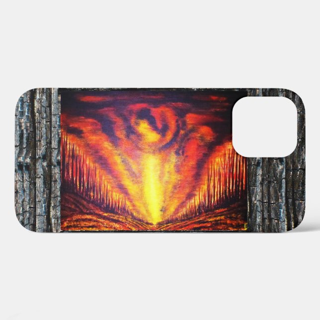 Funda De Case-Mate Para iPhone Burning Sky (Reverso (Horizontal))