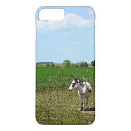 Funda Para iPhone 8 Plus/7 Plus Burro en un campo