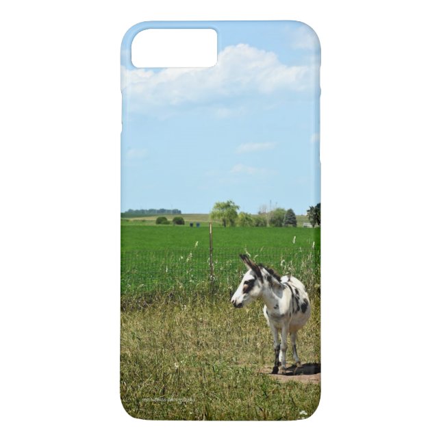 Funda De Case-Mate Para iPhone Burro en un campo (Reverso)