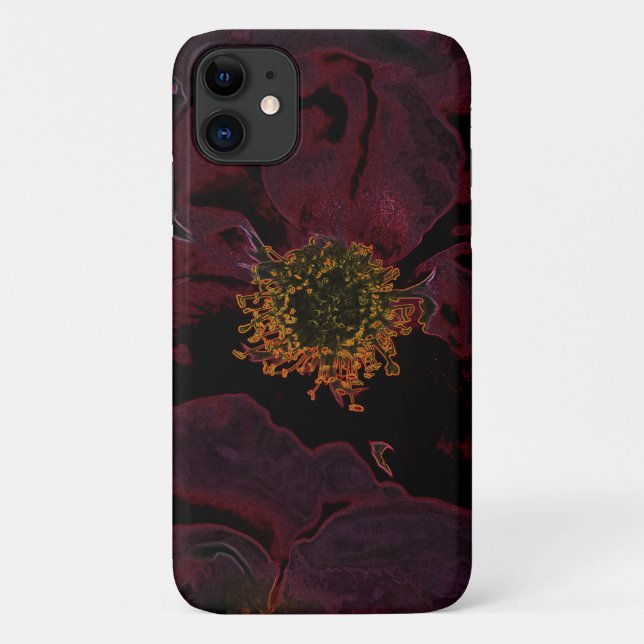 Funda De Case-Mate Para iPhone Bush Rosas Neon (Reverso)
