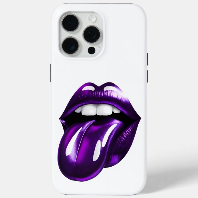 Funda De Case-Mate Para iPhone Buzón morado (Reverso )