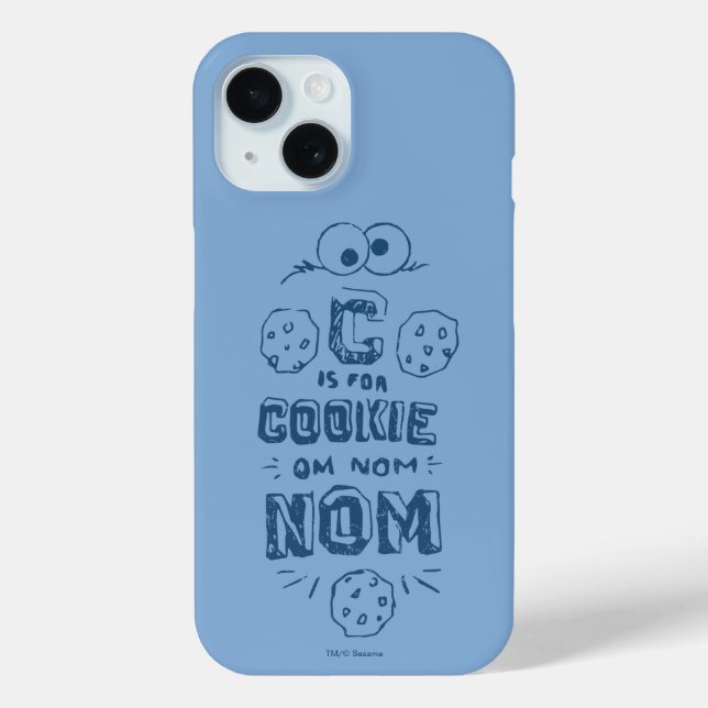 Funda De Case-Mate Para iPhone C es para Cookie (Reverso )