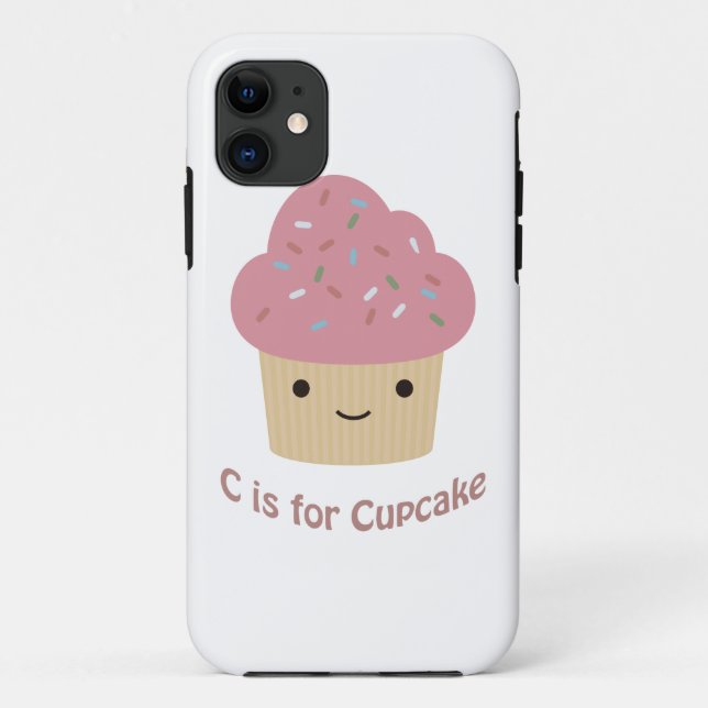 Funda De Case-Mate Para iPhone C es para cupcake (Reverso)