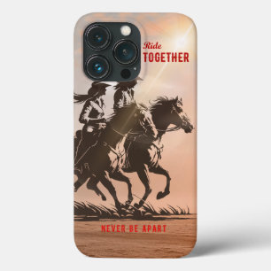 Funda Para iPhone 13 Pro Cabalgando juntos - Una maravillosa vida del Oeste