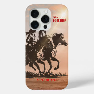 Funda Para iPhone 15 Pro Cabalgando juntos - Una maravillosa vida Western