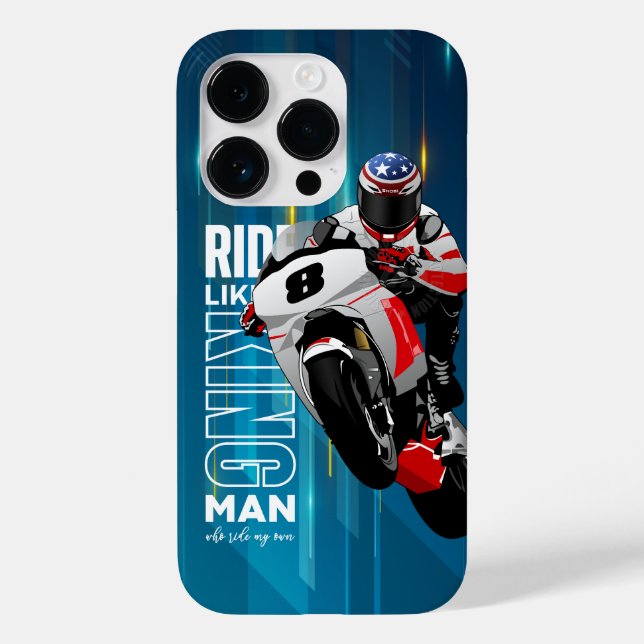 Funda De Case-Mate Para iPhone Cabalgata como un Rey | (Reverso )