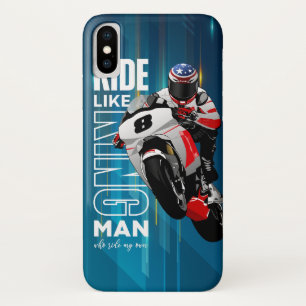 Funda Para iPhone X Cabalgata como un rey