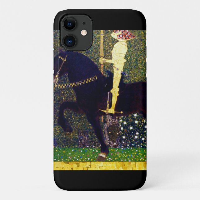 Funda De Case-Mate Para iPhone Caballero de Oro, Gustav Klimt (Reverso)