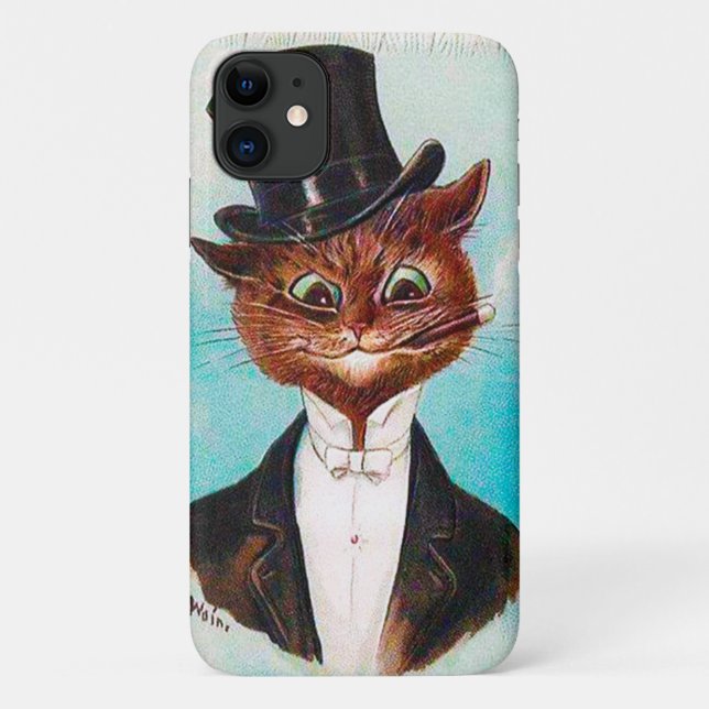 Funda De Case-Mate Para iPhone Caballero, Louis Wain (Reverso)