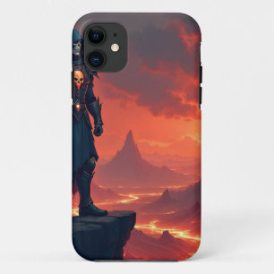 Funda Para iPhone 11 Caballero Oscuro de la Llama