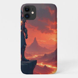 Funda Para iPhone 11 Caballero Oscuro de la Llama