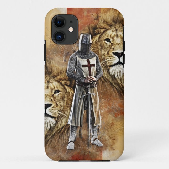 Funda De Case-Mate Para iPhone Caballeros Templar 001 (Reverso)