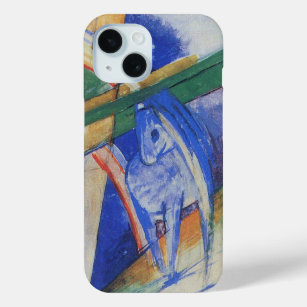 Funda Para iPhone 15 Caballo azul con arcoiris de Franz Marc