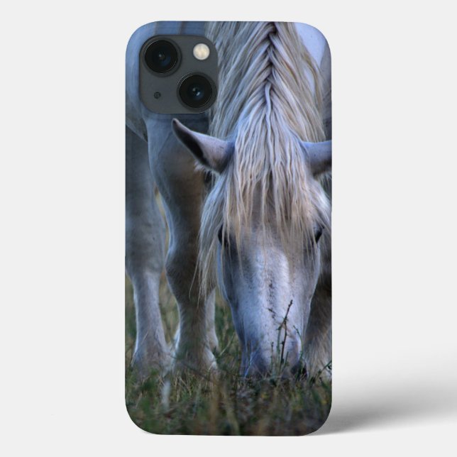 Funda De Case-Mate Para iPhone Caballo blanco (Reverso)