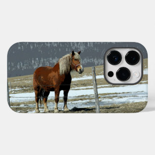 Funda Para iPhone 14 Pro De Case-Mate Caballo Borrador Belga En Caso De Teléfono Celular