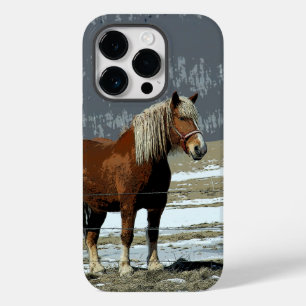 Funda Para iPhone 14 Pro De Case-Mate Caballo Borrador Belga En Caso De Teléfono Celular