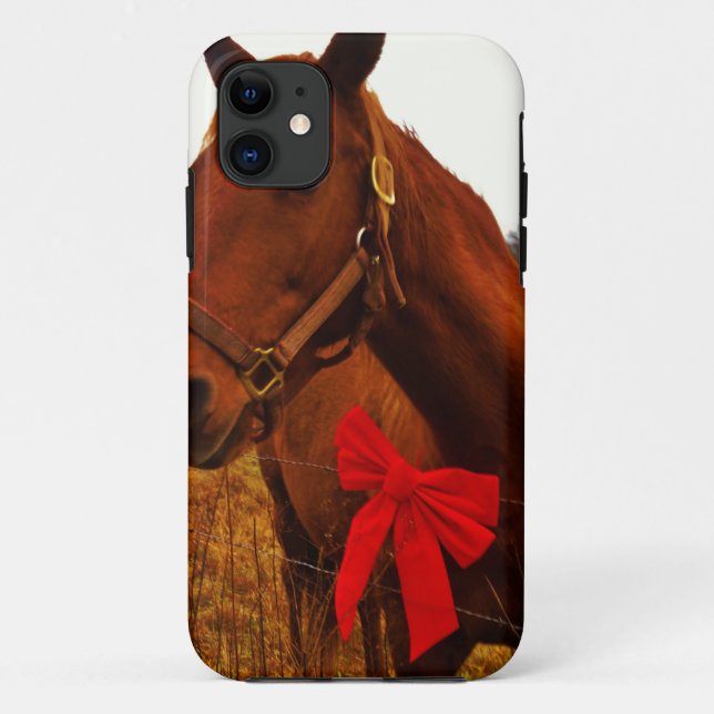Funda De Case-Mate Para iPhone Caballo con arco rojo (Reverso)