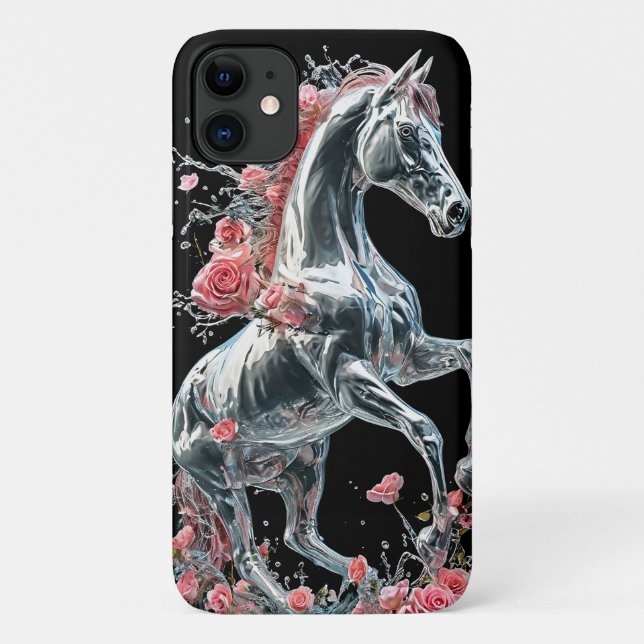 Funda De Case-Mate Para iPhone Caballo Congelado (Reverso)