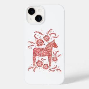 Funda Para iPhone 14 De Case-Mate Caballo Dala sueco rojo y blanco