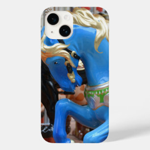 Funda Para iPhone 14 De Case-Mate Caballo de carrusel azul