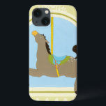Funda Para iPhone 13 Caballo de carrusel por June Erica Vess<br><div class="desc">Gallop en la ronda de alegre con esta huella de caballo carrusel de June Erica Vess! El caballo tiene su haber tirado de vuelta para divertirlo,  listo para llevar a otro niño a dar un giro. ¡Pide tu copia hoy!</div>