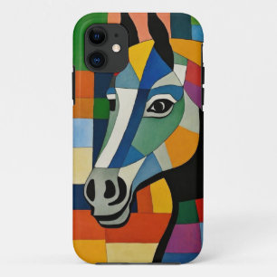 Funda Para iPhone 11 Caballo de colores