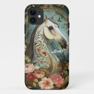 Funda Para iPhone 11 Caballo de Fantasía Hermoso