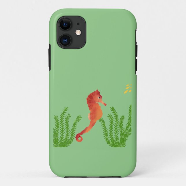 Funda De Case-Mate Para iPhone Caballo de mar (Reverso)