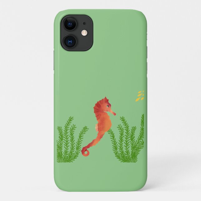 Funda De Case-Mate Para iPhone Caballo de mar (Reverso)