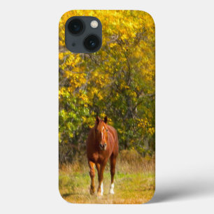 Funda Para iPhone 13 Caballo de otoño