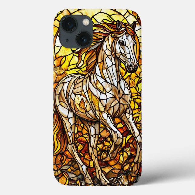 Funda De Case-Mate Para iPhone Caballo de Vidrio Emplomado (Reverso)