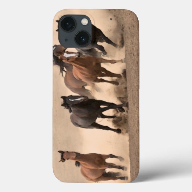Funda De Case-Mate Para iPhone Caballo en la caída II (Reverso)