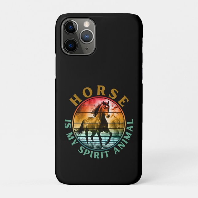 Funda De Case-Mate Para iPhone Caballo es mi animal espiritual (Reverso)