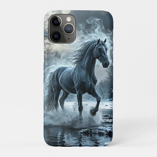 Funda De Case-Mate Para iPhone Caballo Etéreo Magnífico Galopando (Reverso)