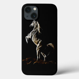 title_seo2 Caballo fractal blanco