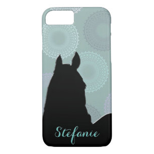 Funda Para iPhone 8/7 Caballo I (círculos verdes)