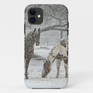 title_seo2 caballo invierno nieve granja rancho animales neva