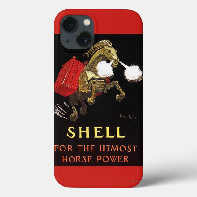 Funda De Case-Mate Para iPhone Caballo mecánico con Shell Oil (Reverso)