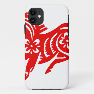 Funda Para iPhone 11 Caballo oriental asiático chino