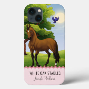 Funda Para iPhone 13 Caballo Pura Sangre en una Pradera Caso-Mate iPhon