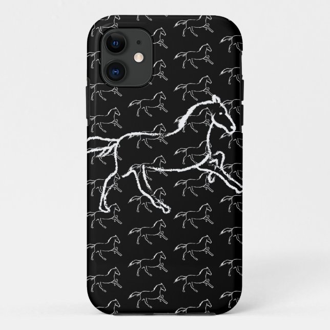Funda De Case-Mate Para iPhone Caballo salvaje (Reverso)